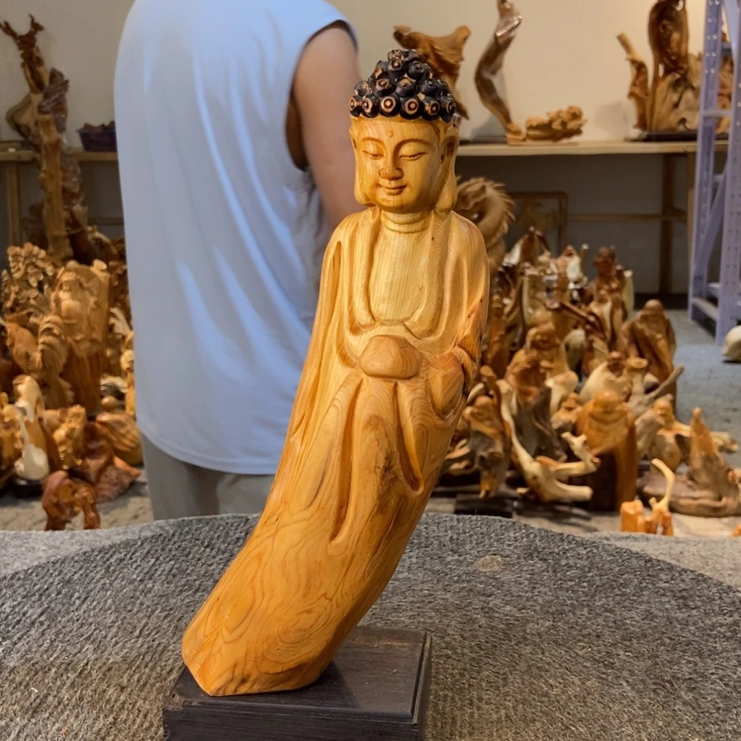 柏木（崖柏）太行崖柏根雕摆件