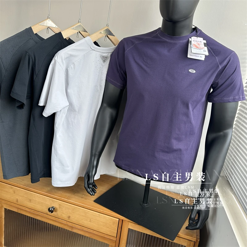 专业级！户外综训系列！速干冷感透气！激光冲孔！男女款短袖T恤