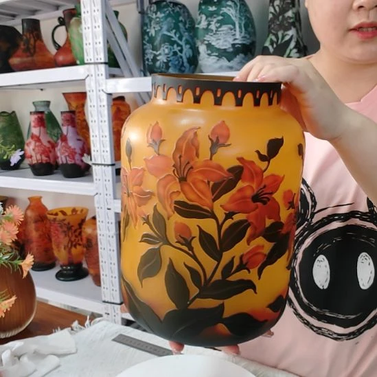 琉璃手工艺品【4】格雷花瓶
