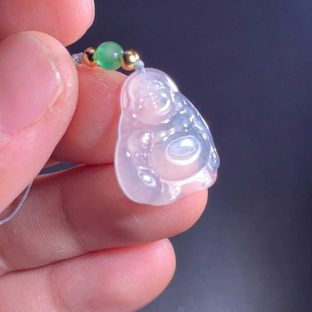 翡翠未镶嵌颈饰天然A货翡翠时尚气质女款吊坠挂坠