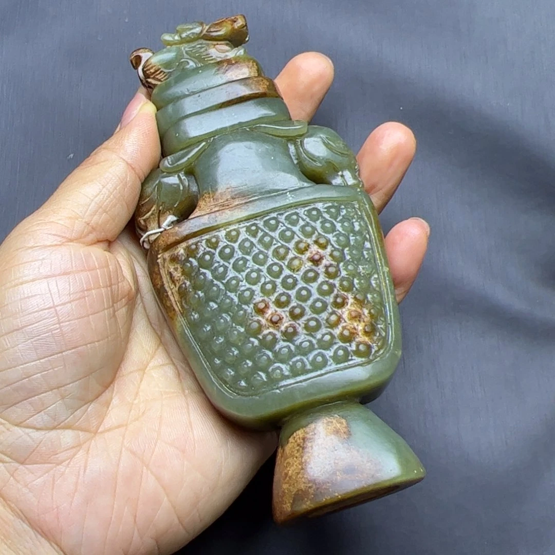 和田玉未镶嵌把件^****藏