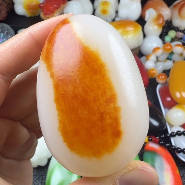 新疆戈壁五彩石金丝