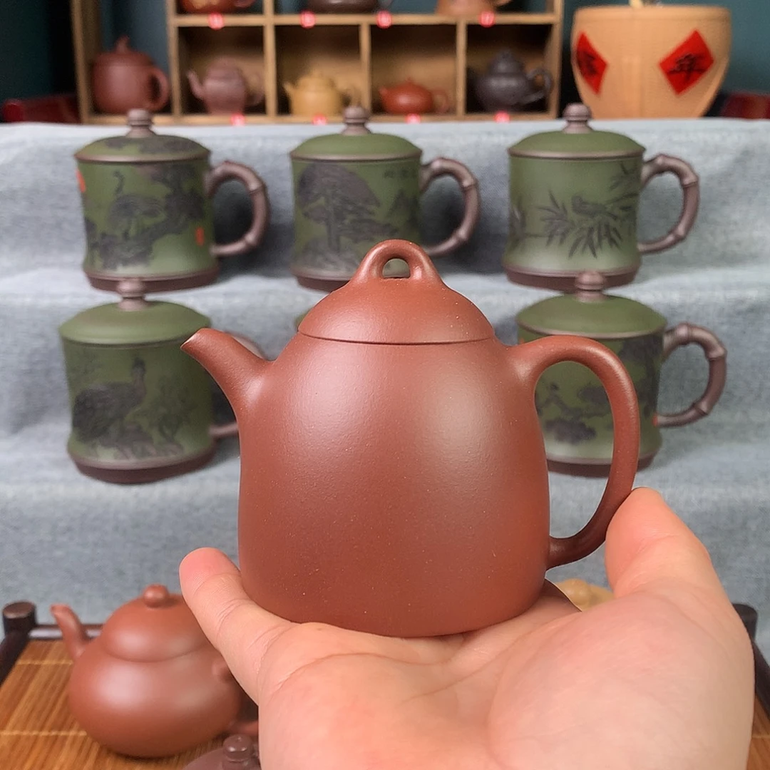 紫砂茶壶宜兴原矿紫砂壶