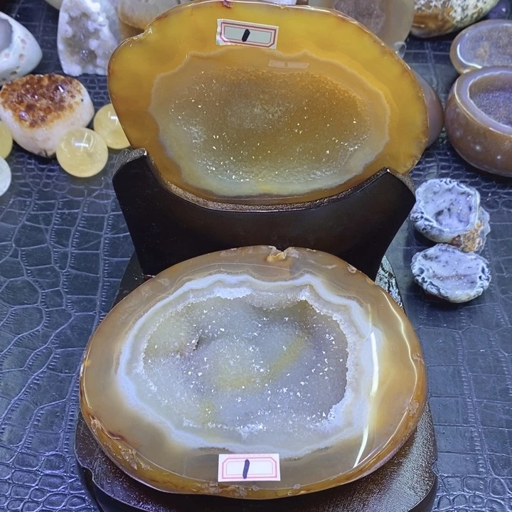 未镶嵌珠宝半成品水晶山水大啵啵盆