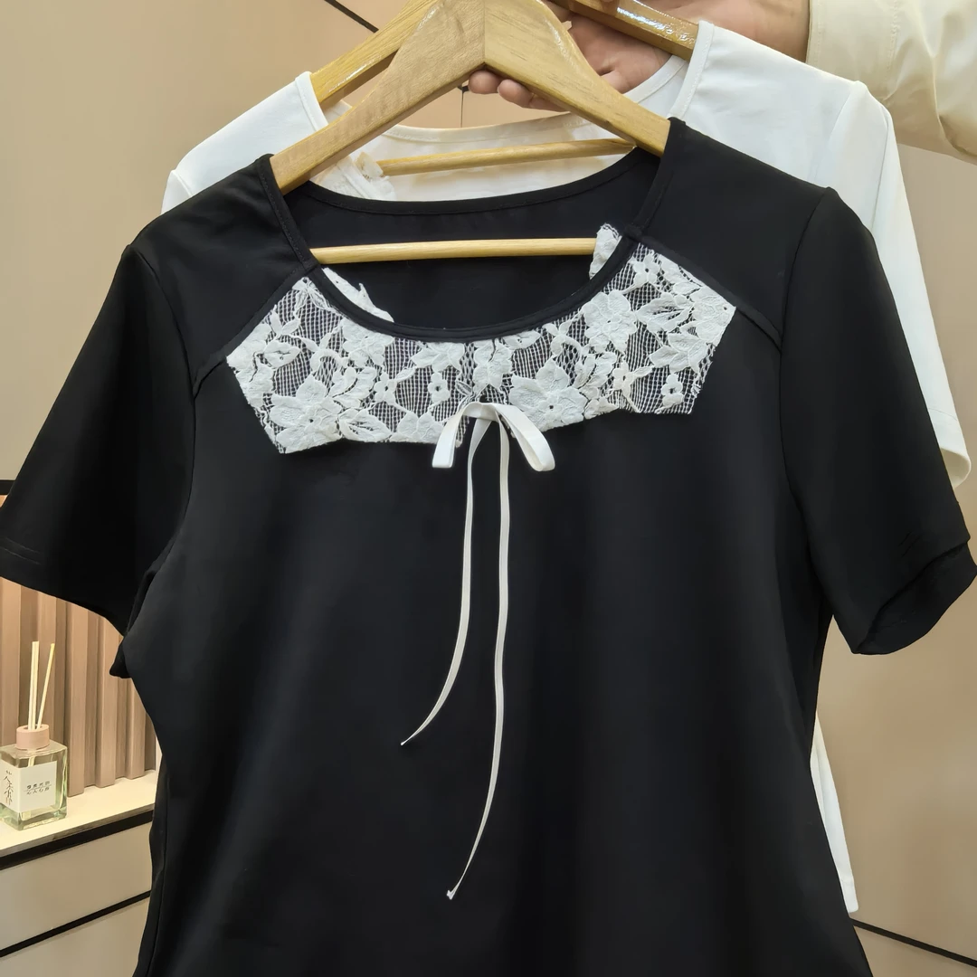 胖MM佩洲 M25018夏季新款POLO衫翻领正肩短袖修身T恤女短款上衣