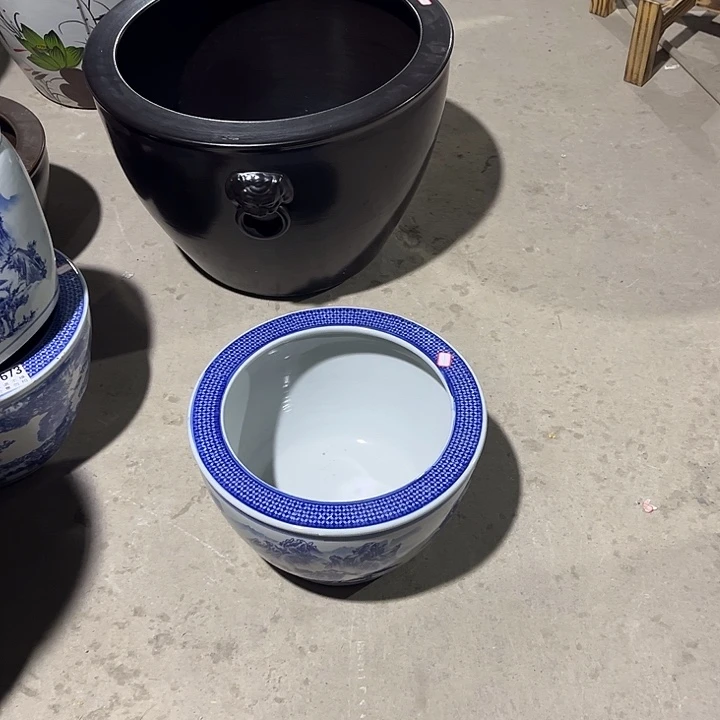 梦***光景德镇陶瓷鱼缸艺术