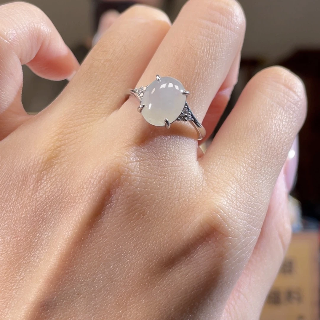 翡翠银S925镶嵌颈饰