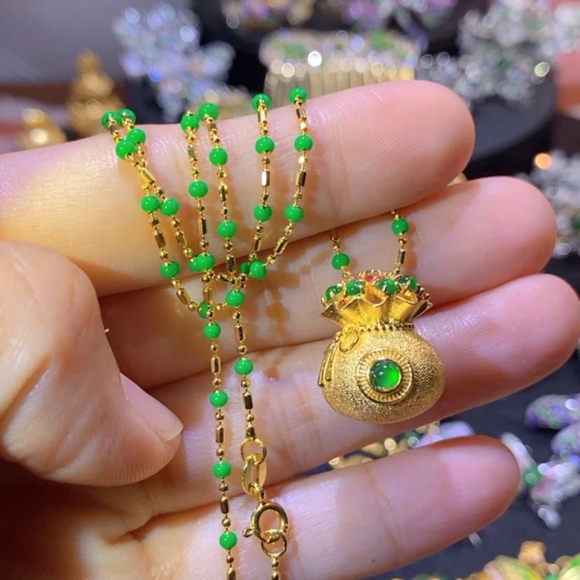 【闪购商品】银S925镶嵌挂件翡翠