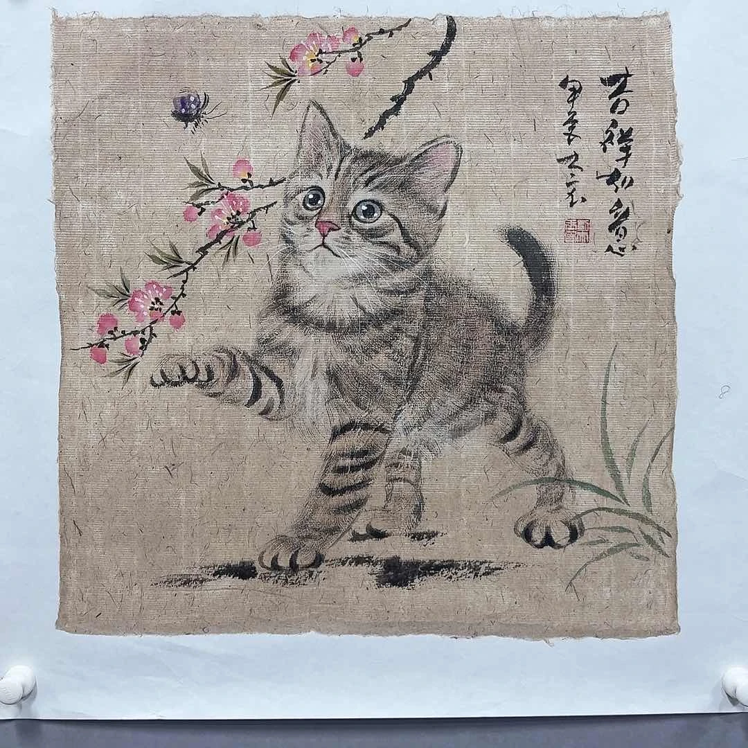 国画亲笔手绘放心去藏