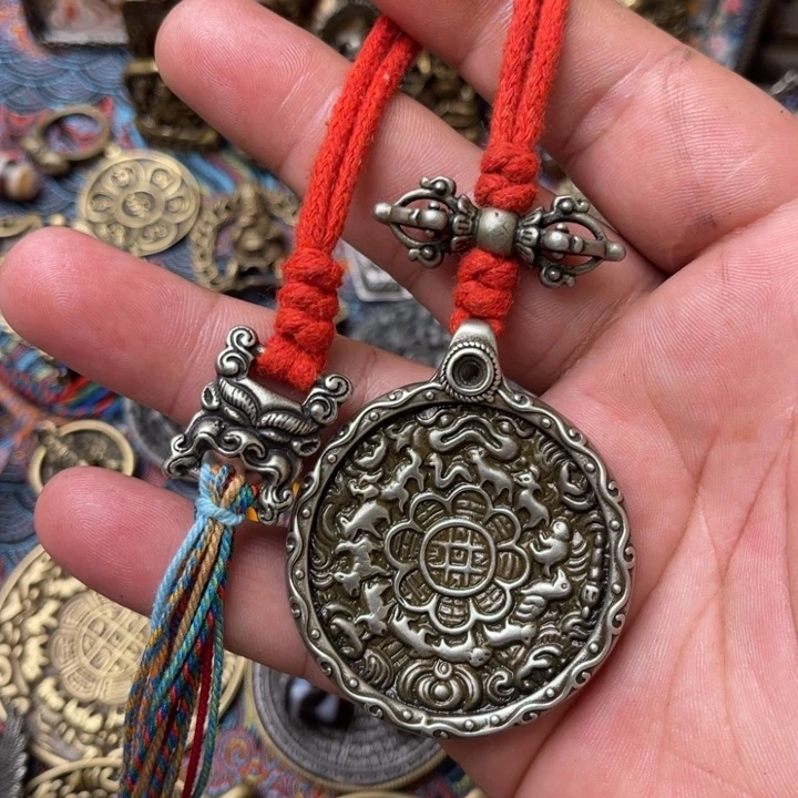 藏式风格九宫八卦牌