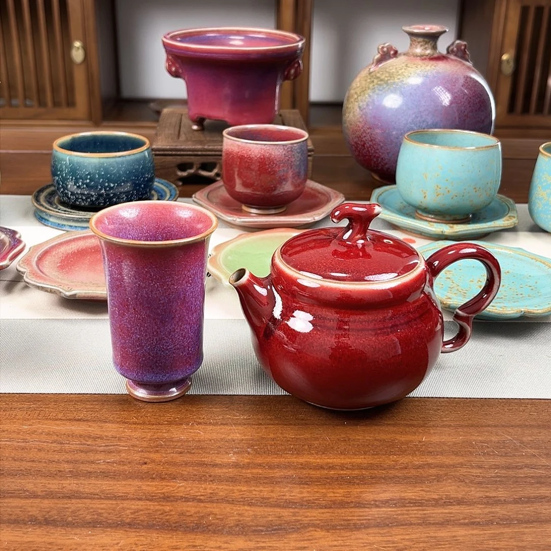瓷片蘑*钧尚源茶器…………