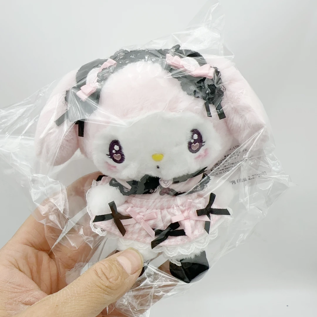 【现货正品】日本三丽鸥sanrio地雷美乐蒂女仆洛丽塔系列毛绒挂件