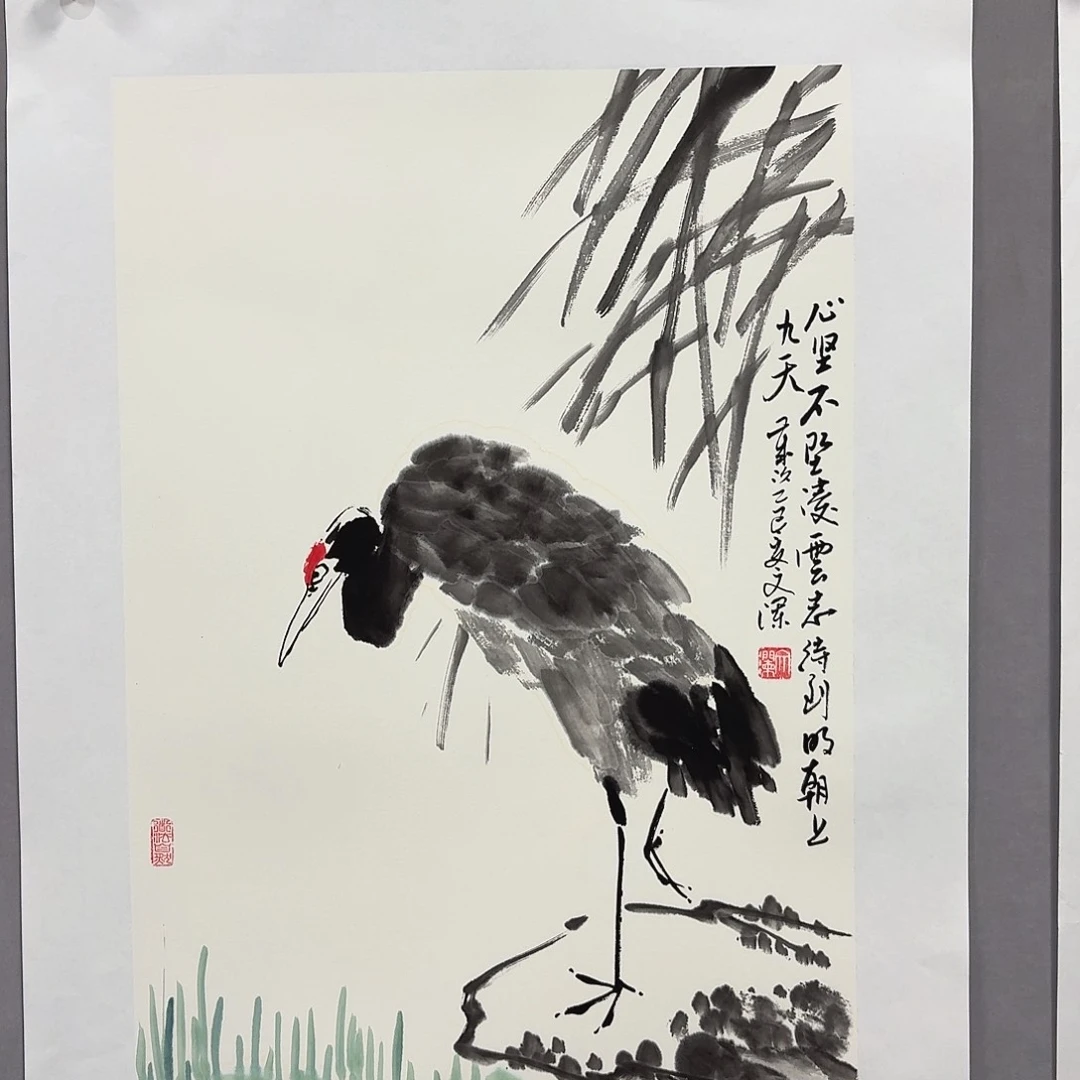 国画亲笔手绘放心去藏