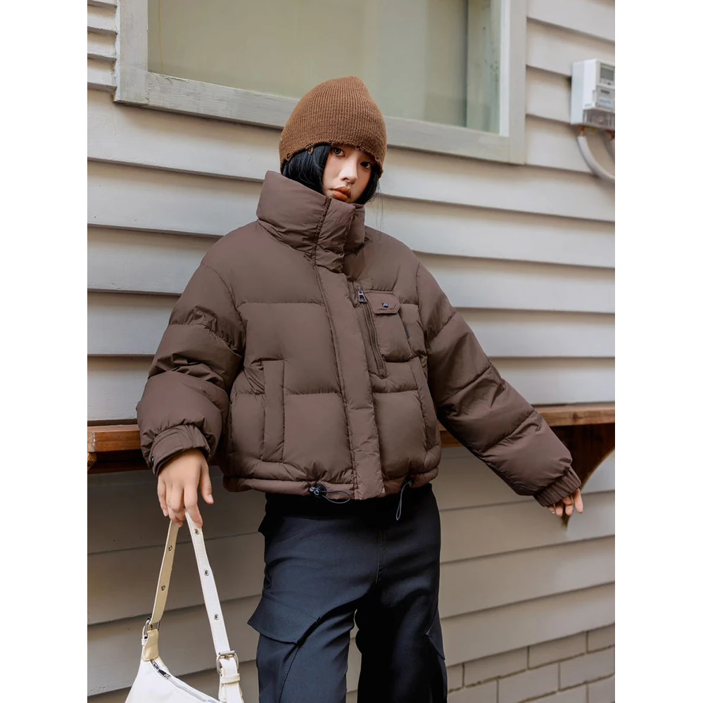 9081新款2025年爆款宽松白鸭绒时尚羽绒服