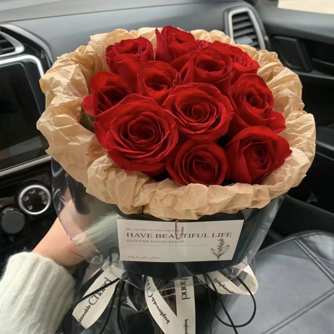 情人节爆款【偏偏喜欢你】11朵红玫瑰小香风花束