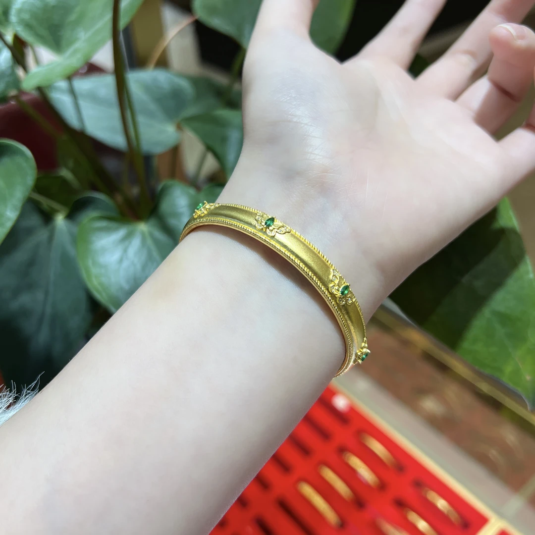 足银合成锆石手镯 QTY G 倾城蝴蝶手镯——现现（清）