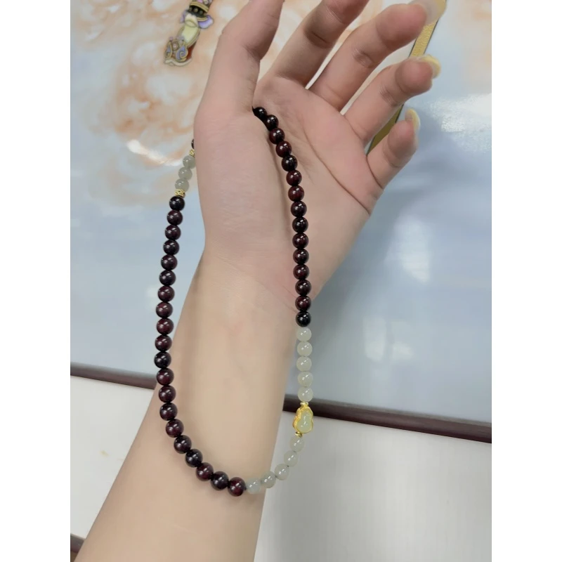 小叶紫檀葫芦双圈精选手串搭配无礼盒S-0328