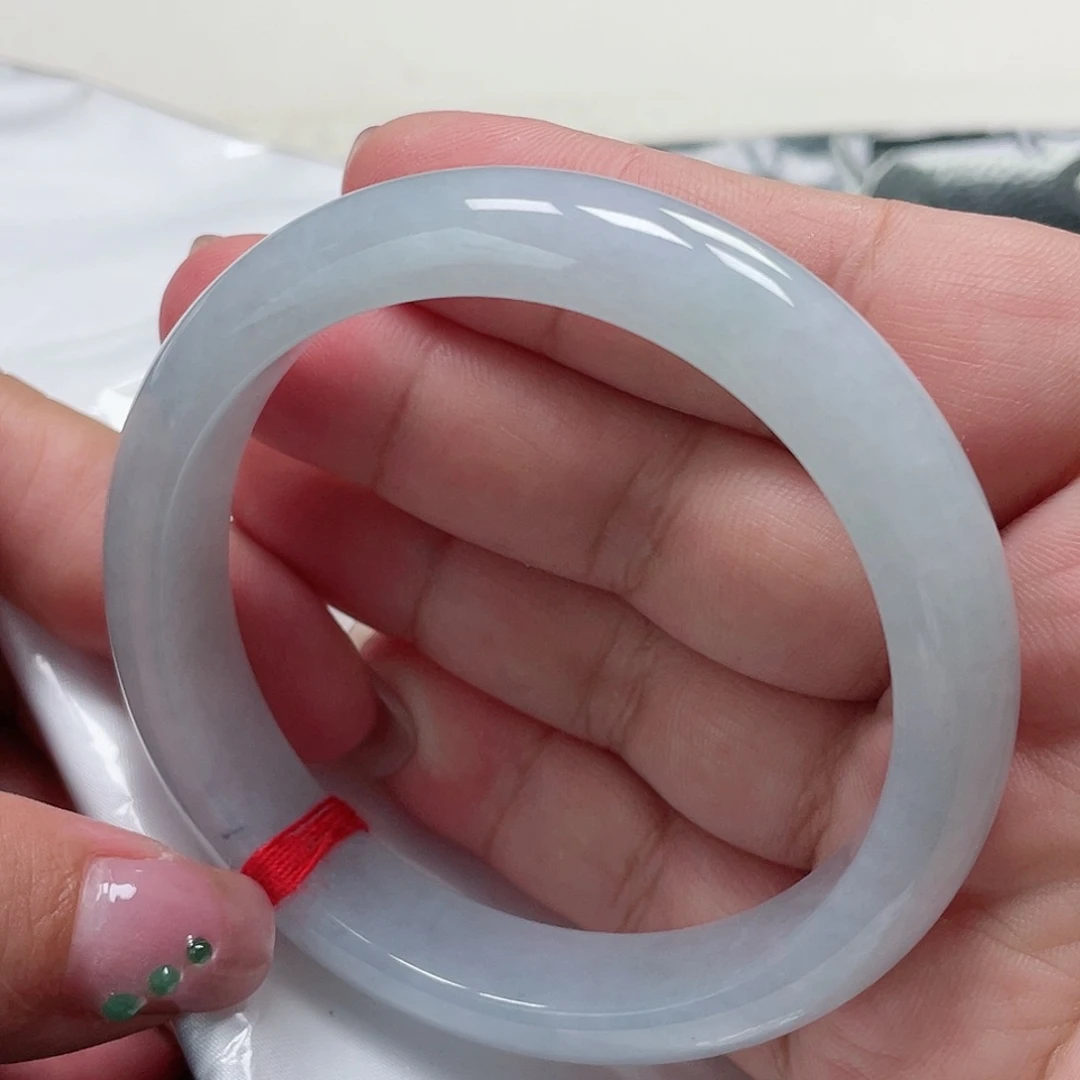 翡翠手镯未镶嵌缅甸翡翠手镯57圈