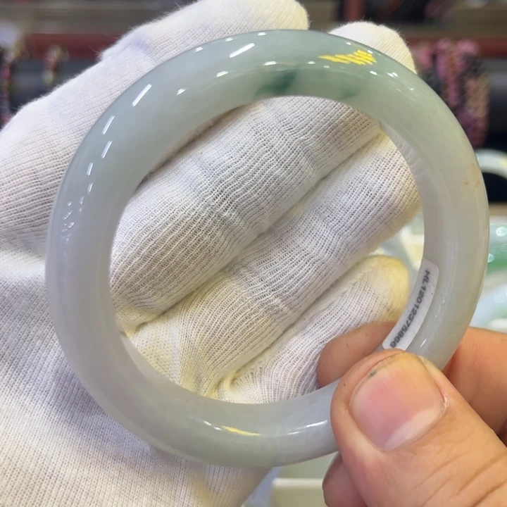 未镶嵌手镯翡翠四海哥翡翠飘花正圈