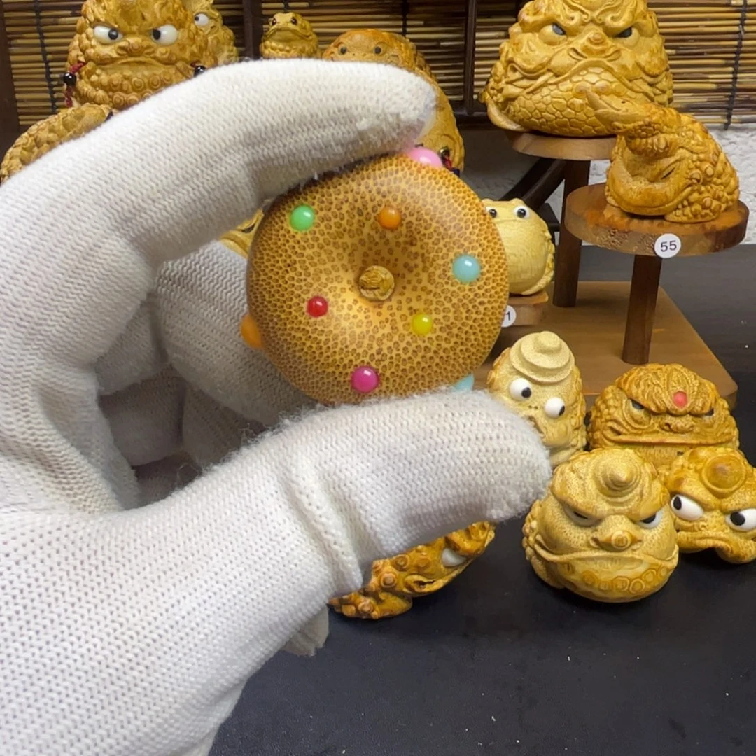 竹个性文玩竹雕甜甜圈