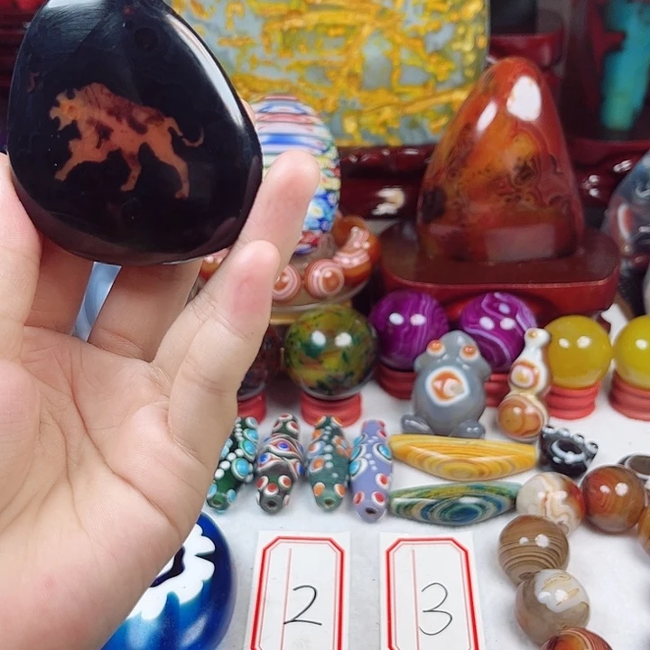 未镶嵌耳饰玛瑙/玉髓