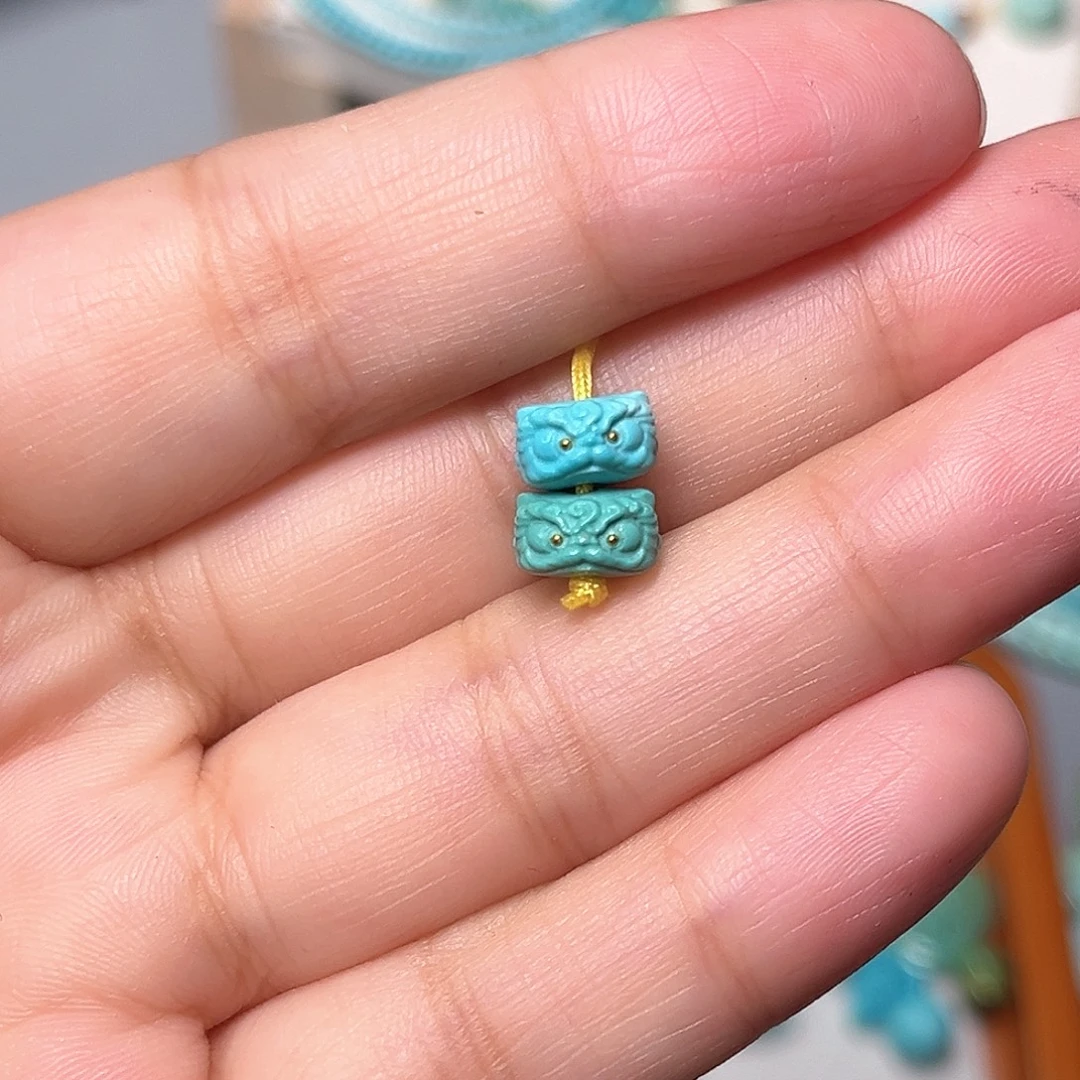 未镶嵌绿松石珠宝半成品