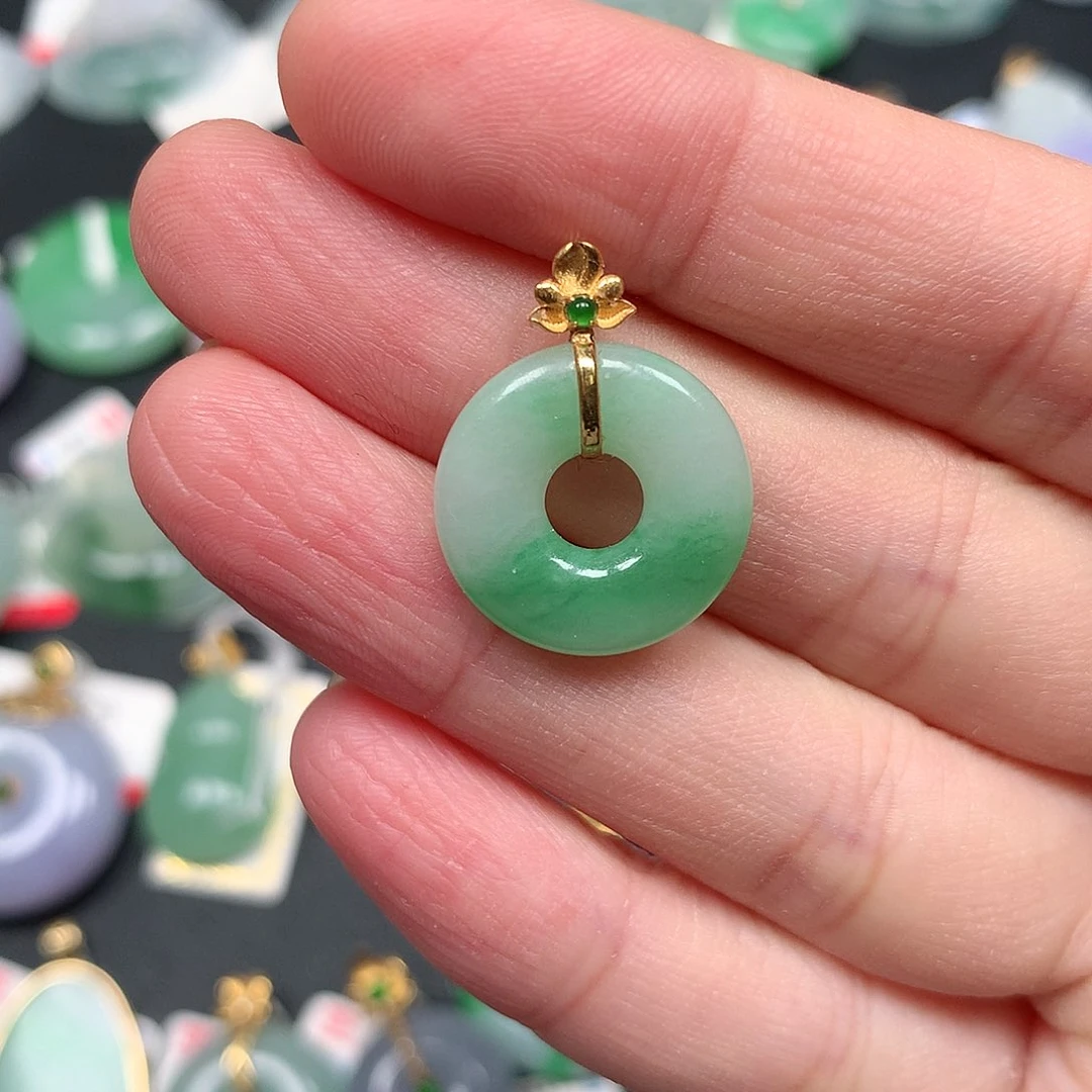 颈饰未镶嵌翡翠翡翠吊坠