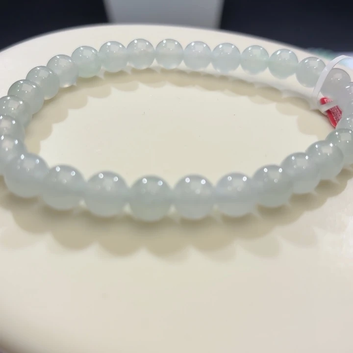 翡翠未镶嵌手链卡6.4