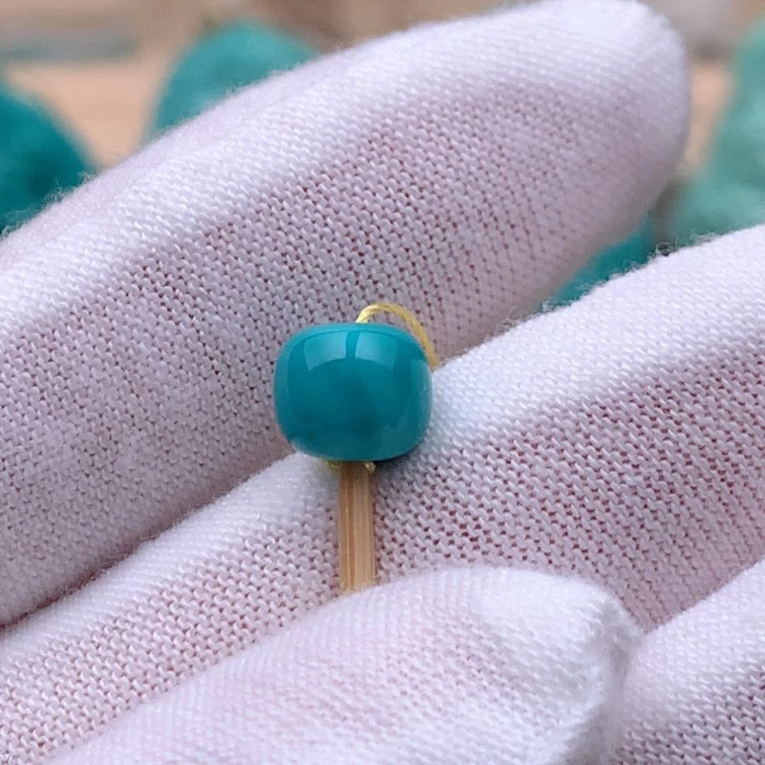 狮***孩未镶嵌绿松石珠宝奇石