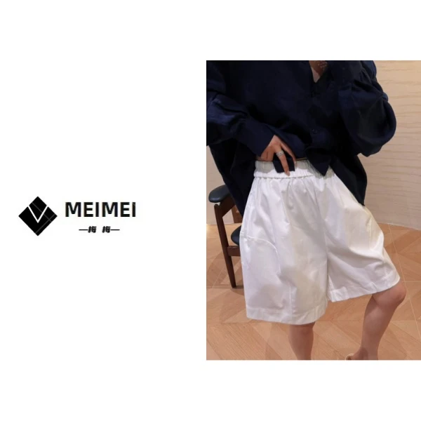 XMM【五分蓬蓬裤】时尚百搭潮流宽松休闲夏季短裤纯色运动MM6691728