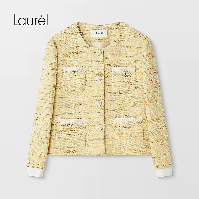 【丽公主专享】Laurel25夏新款花呢短外套LWD365T024DX