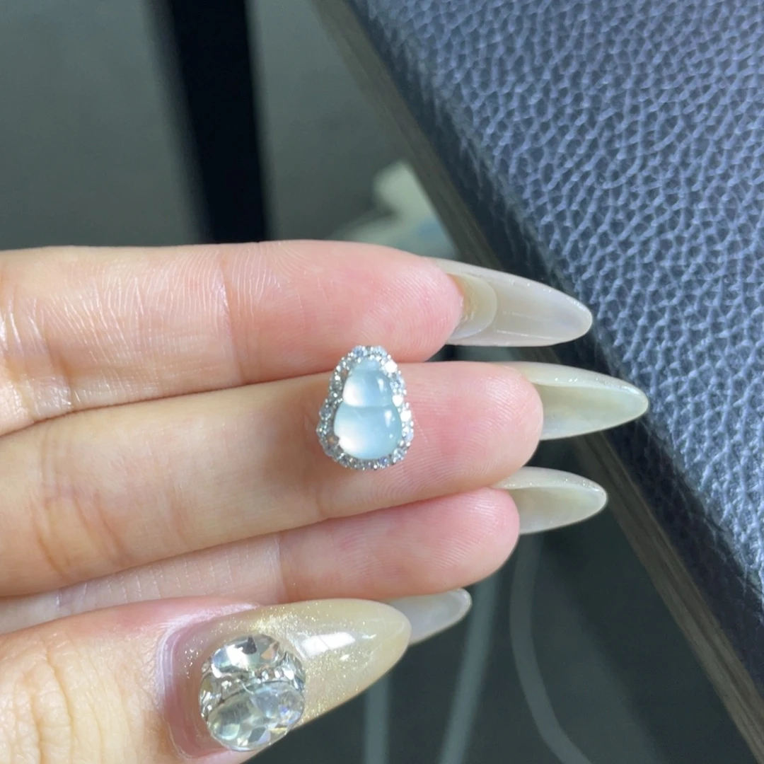 翡翠银S925镶嵌吊坠(不含链)