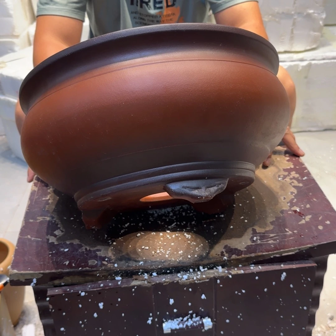 紫砂花盆口径30.15口径