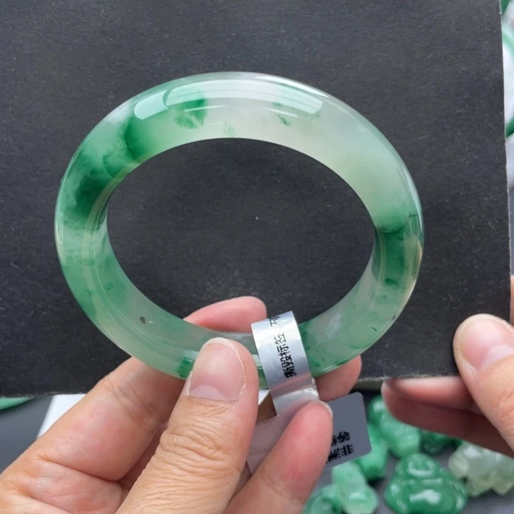 石英质玉未镶嵌手镯56-57