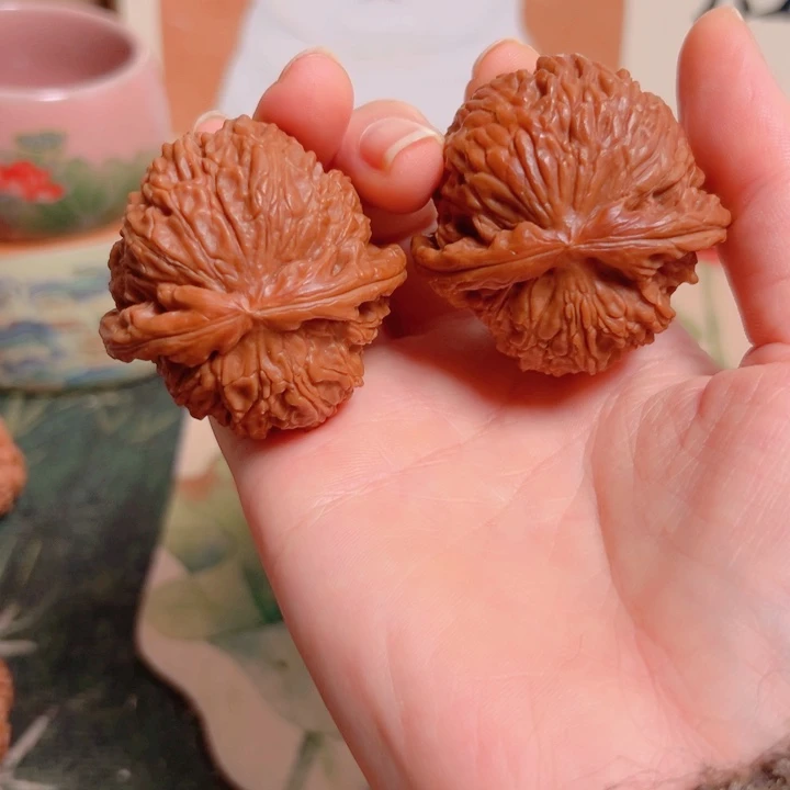 吊坠文玩核桃高配红皮大白狮子大漏价