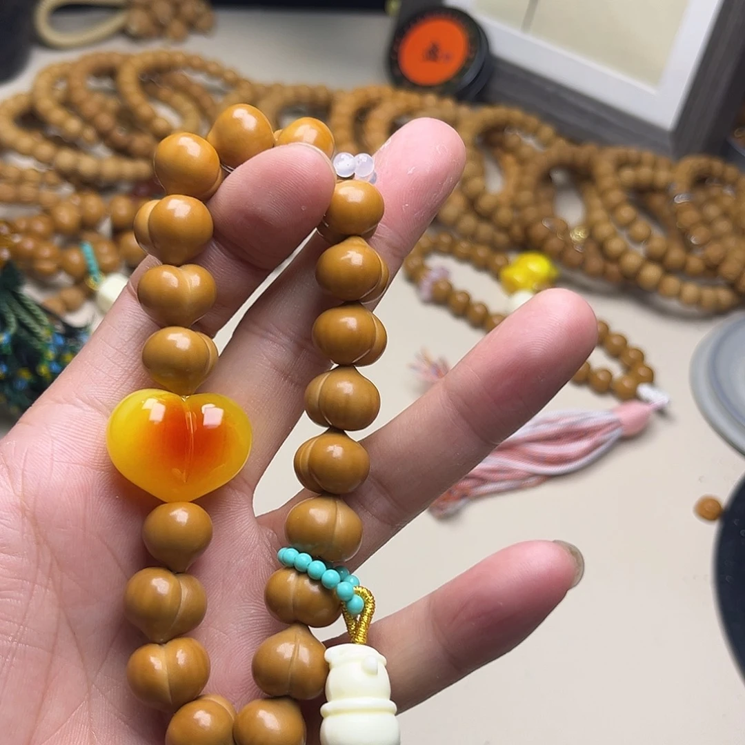 忙***生手串猴头核桃14尺寸屁桃不要配饰