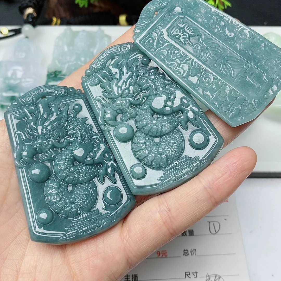 翡翠颈饰未镶嵌多样性发货发一件