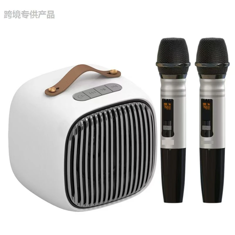 音响话筒一体无线蓝牙迷你降噪低音炮音响适合家庭K歌