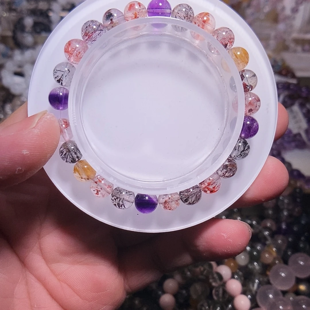 未镶嵌手链水晶超七7mm