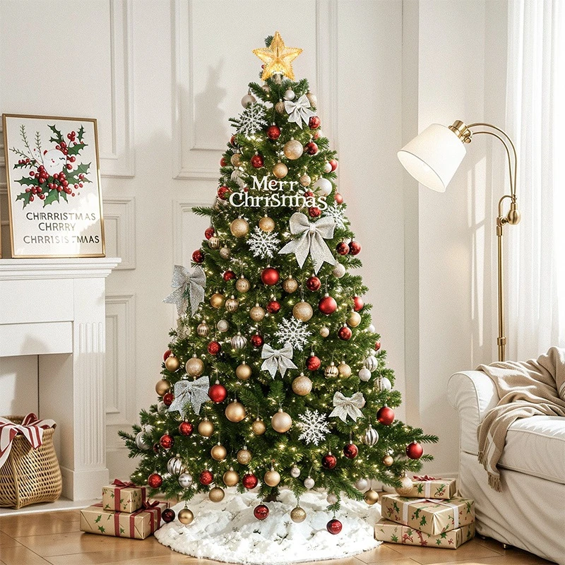 圣诞树2025新款加密客厅家用圣诞节装饰品套餐diy高级感发光摆件