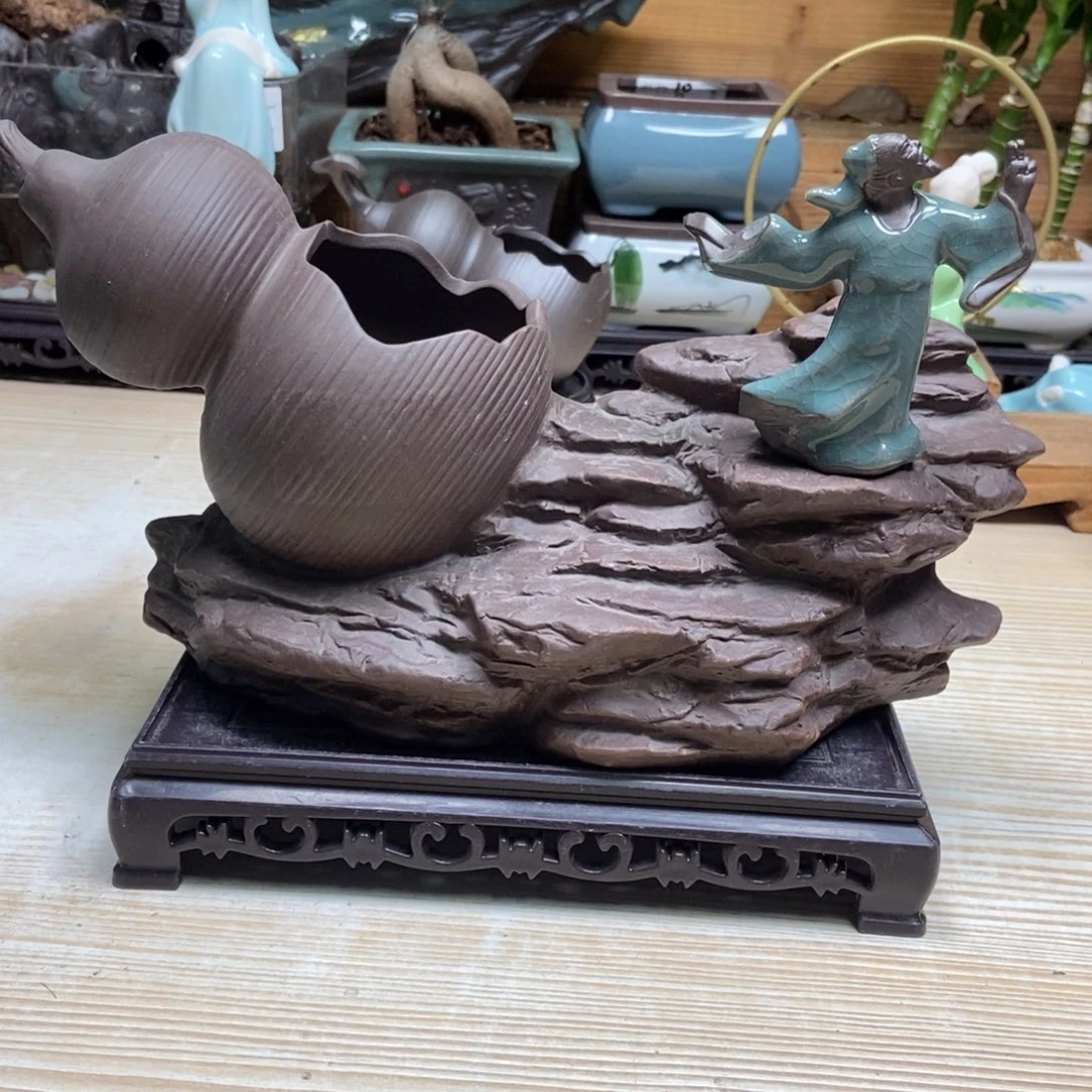 瓷片陶瓷花盆陶瓷艺术