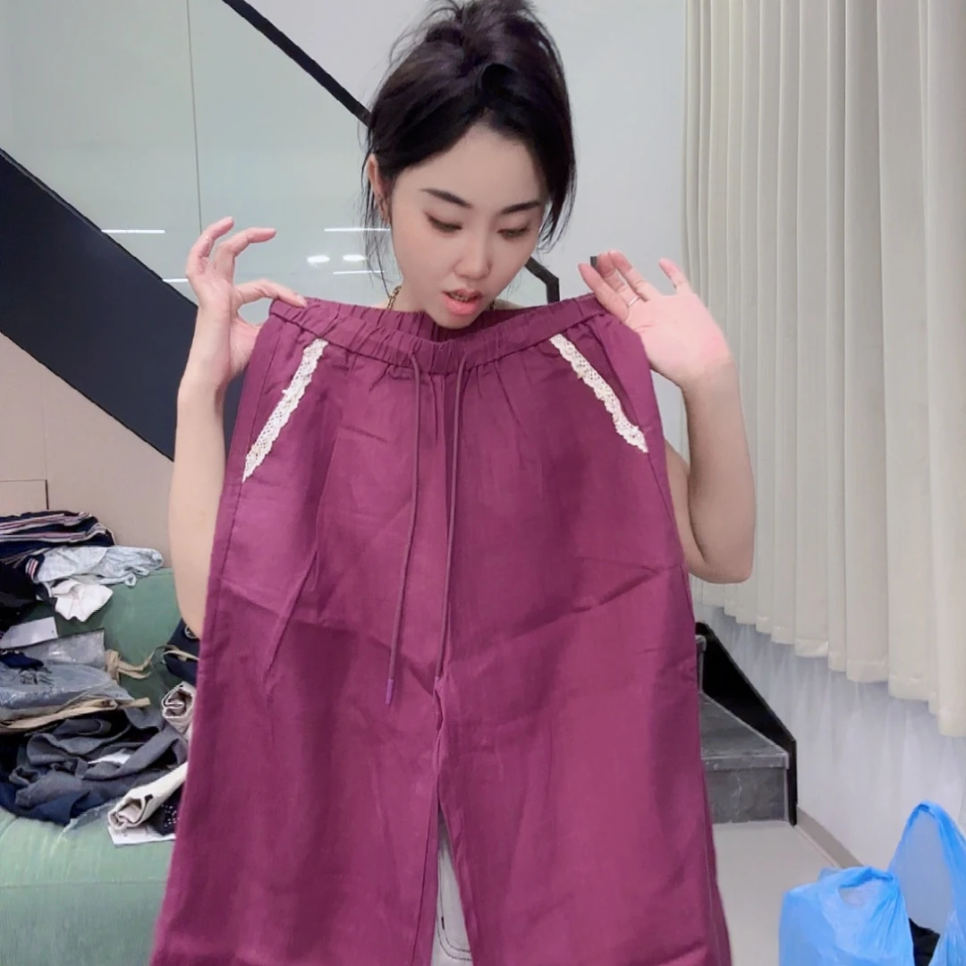 亚麻裤子64346465646