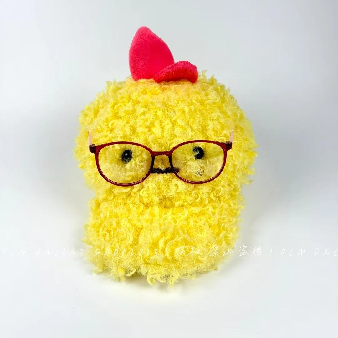 2025新款可爱卡通毛绒小鸡棒球帽子女秋冬季甜美百搭显脸小鸭舌帽