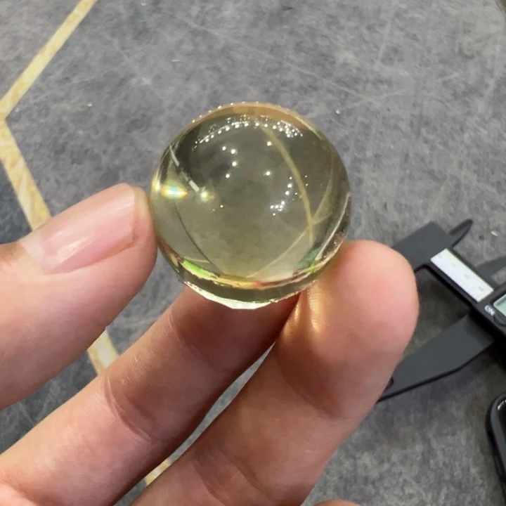 水晶大型摆件（非配饰）未镶嵌天然黄水晶球