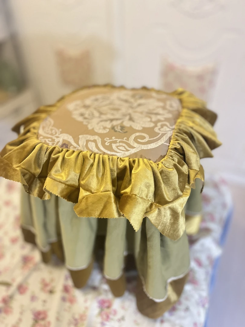 复古美式方凳椅套宽40cm