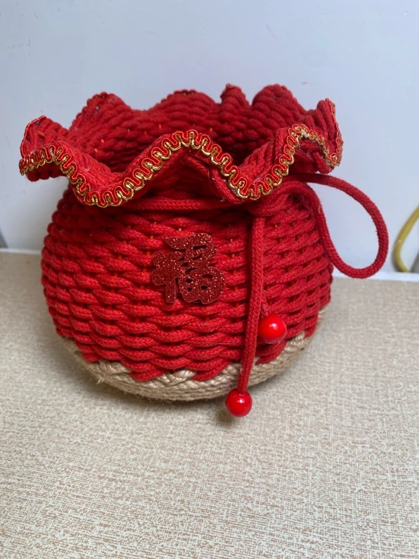 纯手工制作小福袋可爱