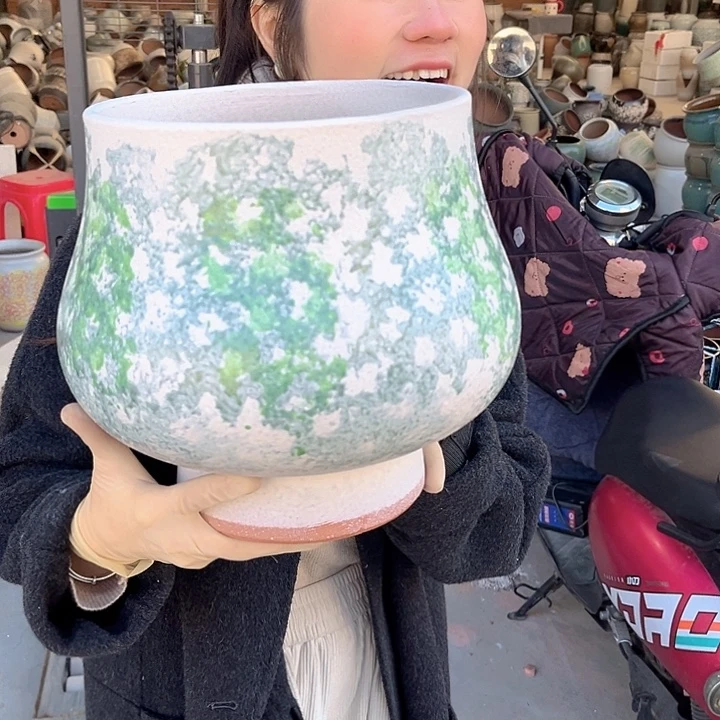 正品口22高25花盆……