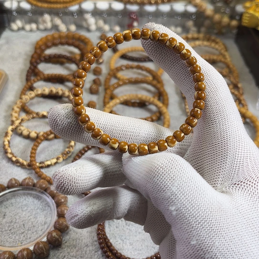 紫金鼠手串火焰纹老行