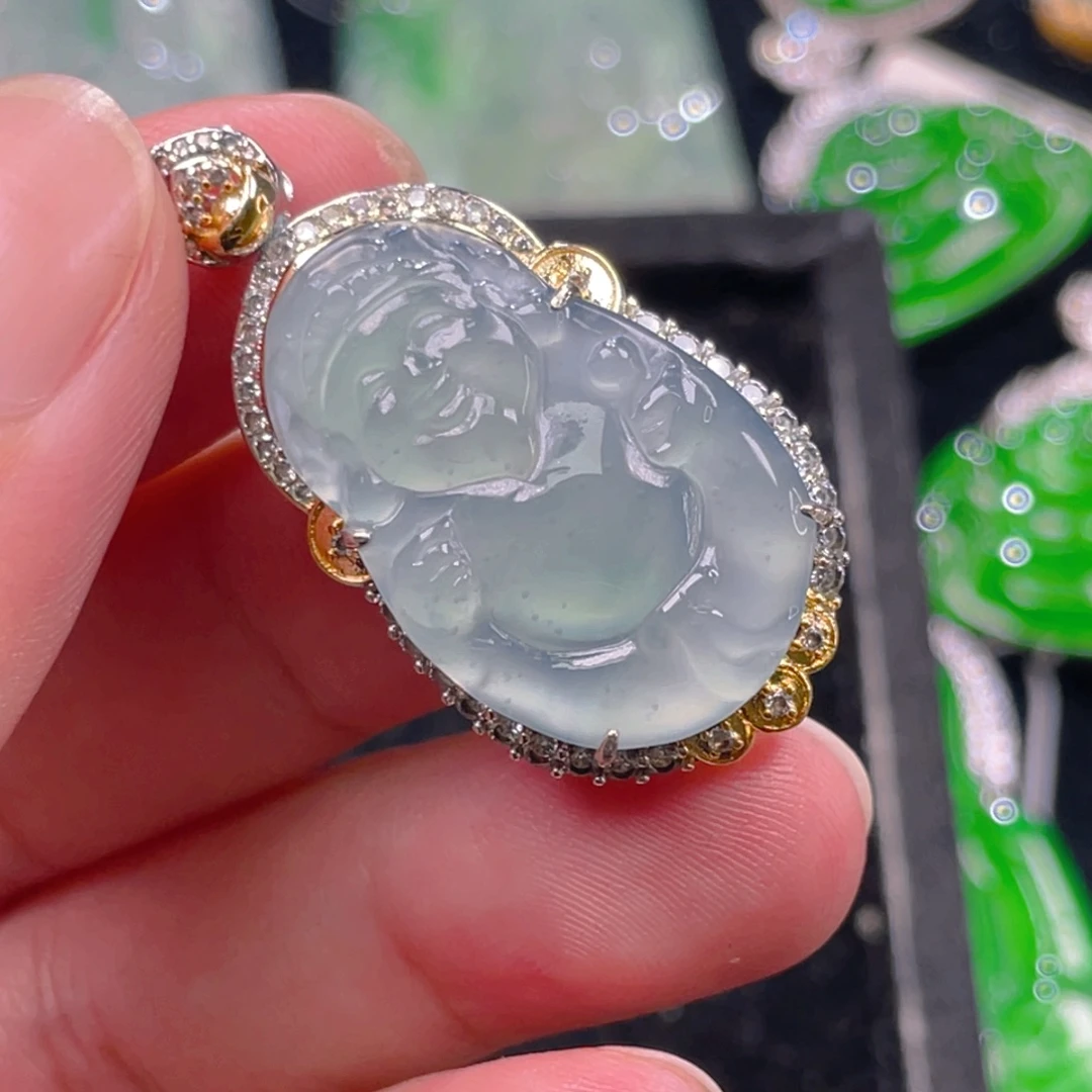 翡翠未镶嵌颈饰5，