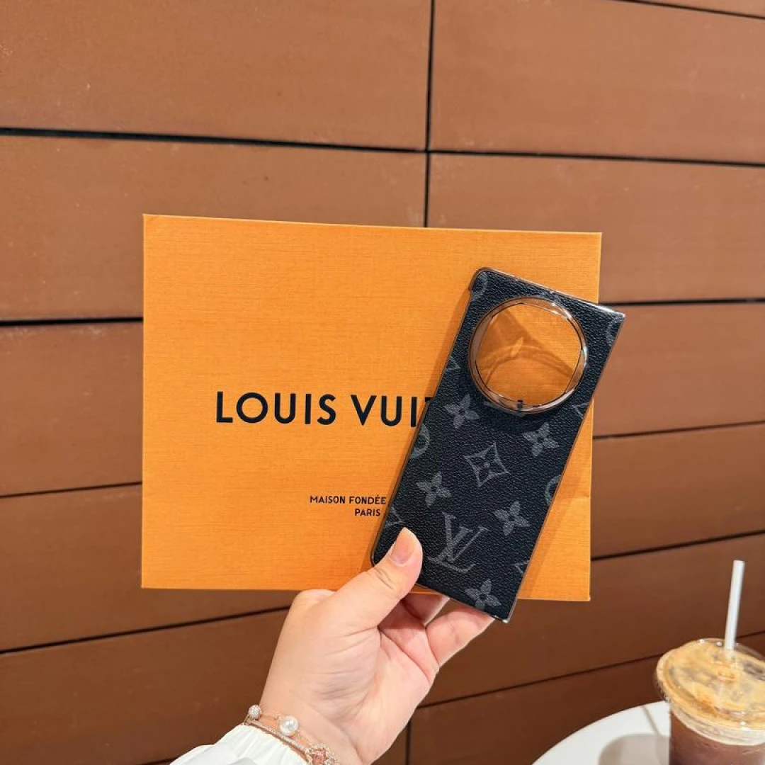 适用于华为Matex6/Matex5皮革时尚字母折叠手机壳 透明边框单后壳